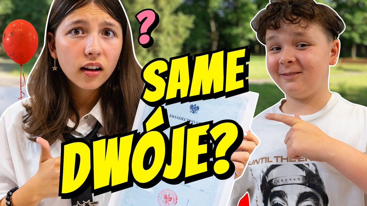 GDY NIE MASZ ŚWIADECTWA Z PASKIEM! Sara i Wiktor - ODC 448 LAST DAY AT SCHOOL