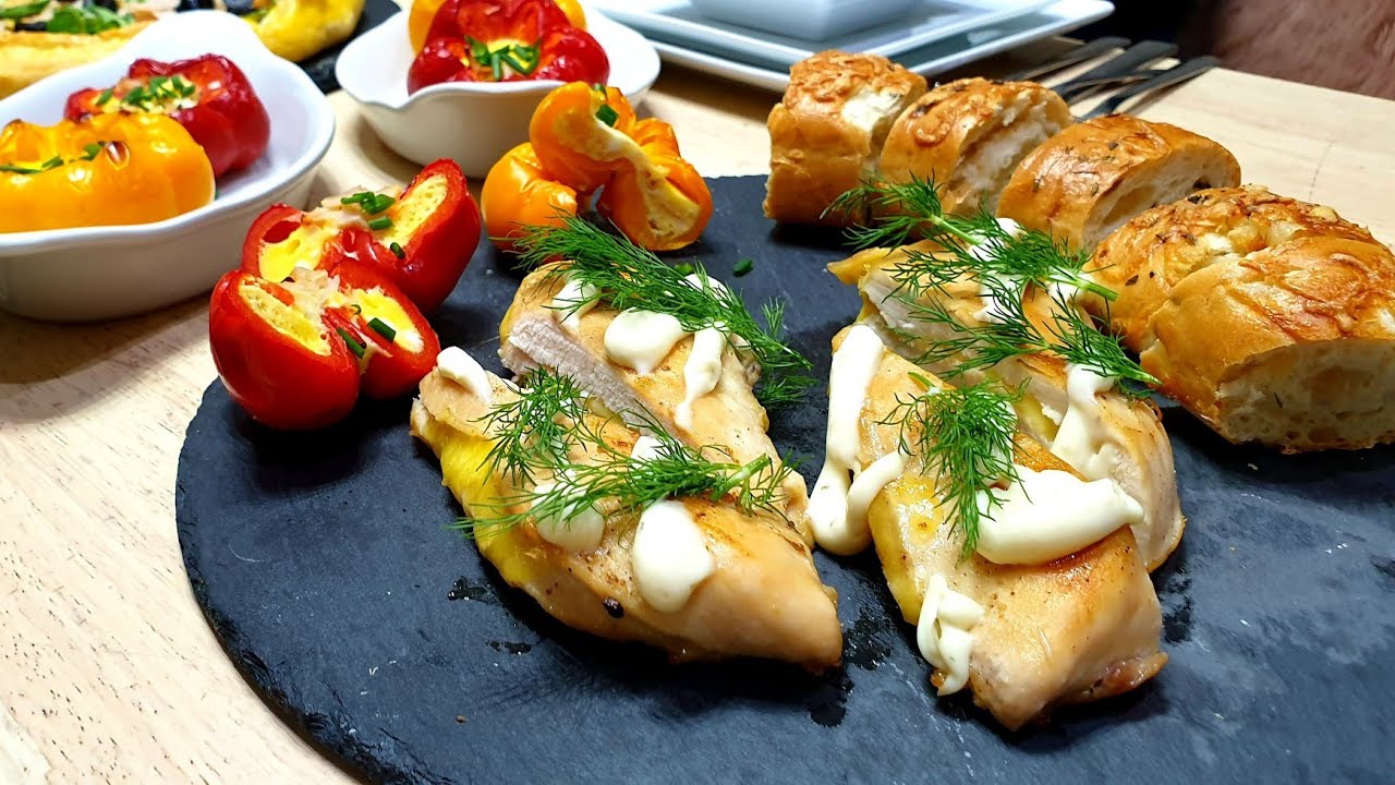 مائدة متكاملة طبق رئيسي +سلطة +تحلية شهوة منها😍😍😍😍😍