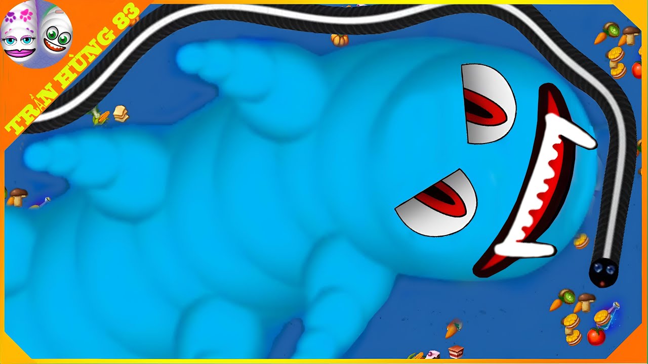 🐍WORMSZONE.IO | GIANT SLITHER SNAKE TOP 01 / Epic Worms Zone Best Gameplay! | Trần Hùng 83