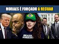 BOMBA! TRUMP ENQUADRA MORAES E O MINISTRO RECUA DE FORMA VERGONHOSA