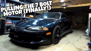 REMOVING THE ENGINE OUT OF THE 95 TALON TSi AWD (FINALLY!)