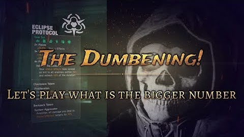 Division 2: Eclipse Build Testing, Creeping Death Is Bad.