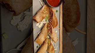 crispy spring rolls 😋 #youtubeshorts #food #foodie #viral #cooking #recipe #rolls #resturantstyle