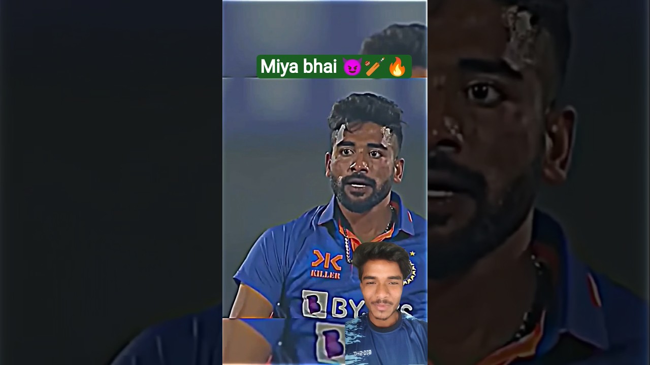 Siraj bhai clean bold 🔥 Sri Lanka ke khilaf bowling 😈❓!! 