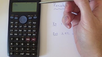 How To Use The Percentage Button On A Calculator.