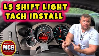 416 stroker Silverado gets an auto meter LS tach adapter. Super Easy Installation!!