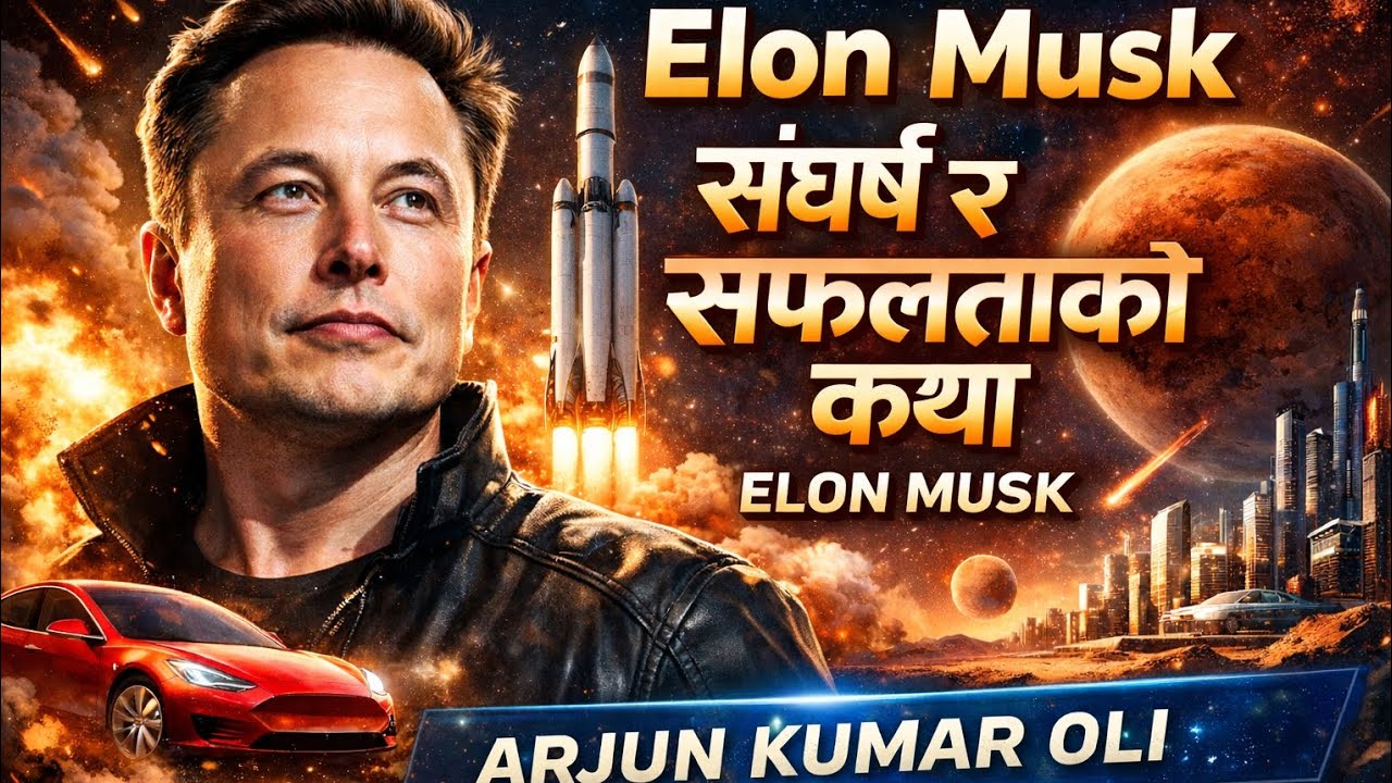 Elon Musk । शताब्दीकै सबैभन्दा क्रान्तिकारी व्यक्ति । Arjun Kumar Oli । Must Watch Motivation Video।