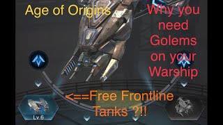 They Never Die?! | Golems on the warship and why you need them yesterday! | Age of Origins Tips