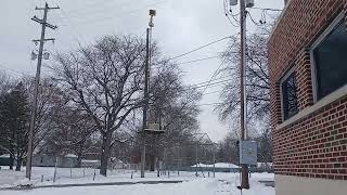 FS Thunderbolt 1000T Warning Siren Test, Urbandale Elementary School, Battle Creek, MI. (SICK)