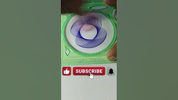 Amazing spirograph, how many rotations did the pen make in total? ☺#Shorts #satisfying