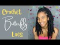 Crochet Butterfly Locs For Beginners | No Braid Pattern or Wrapping !