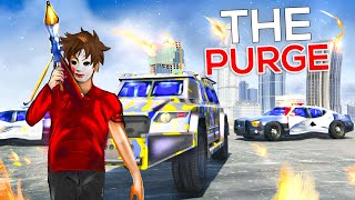 Surviving The Purge in GTA 5 RP!