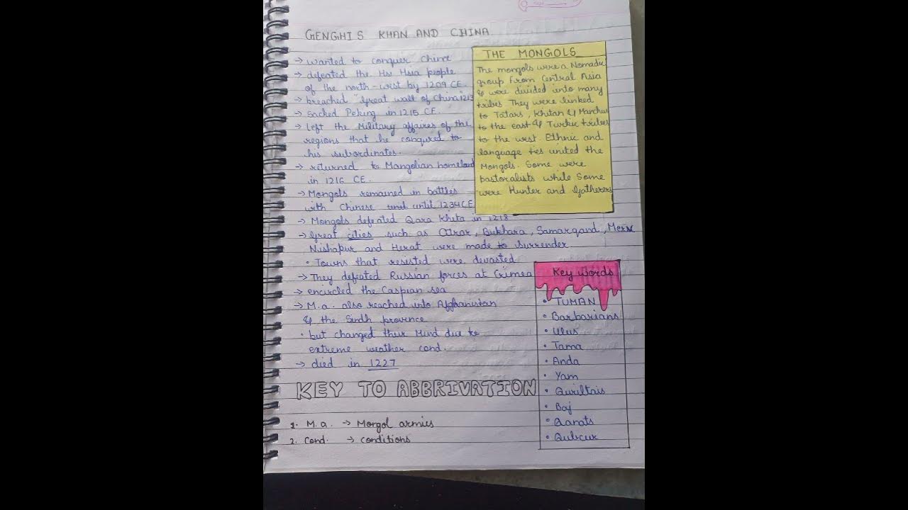 History chapter 5 nomadic empires class 11 notes youtube