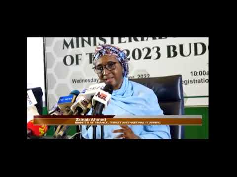 Finance Minister Presents 2023 Budget Breakdown