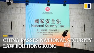 Subscribe to our channel for free here: https://sc.mp/subscribe-
beijing’s top legislative body on june 30, 2020, unanimously passed
a law for...