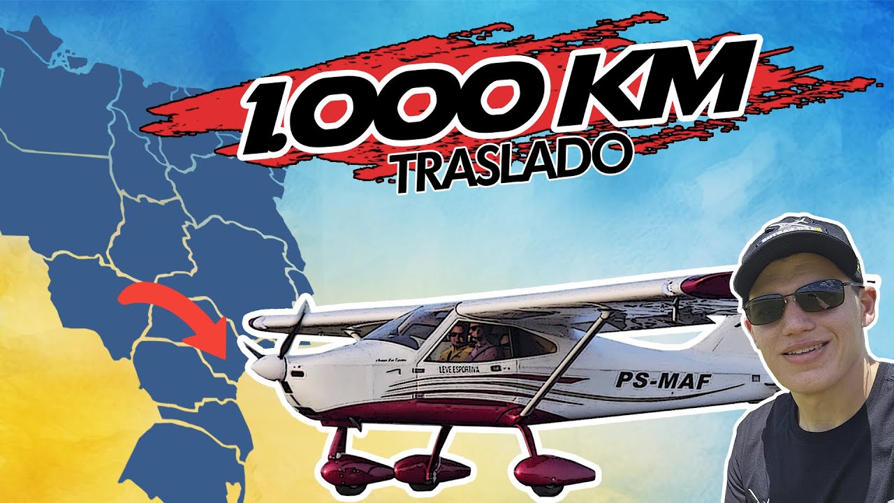 Quase 6 HORAS voando SOZINHO - Traslado do PS-MAF - MONTAER MC01