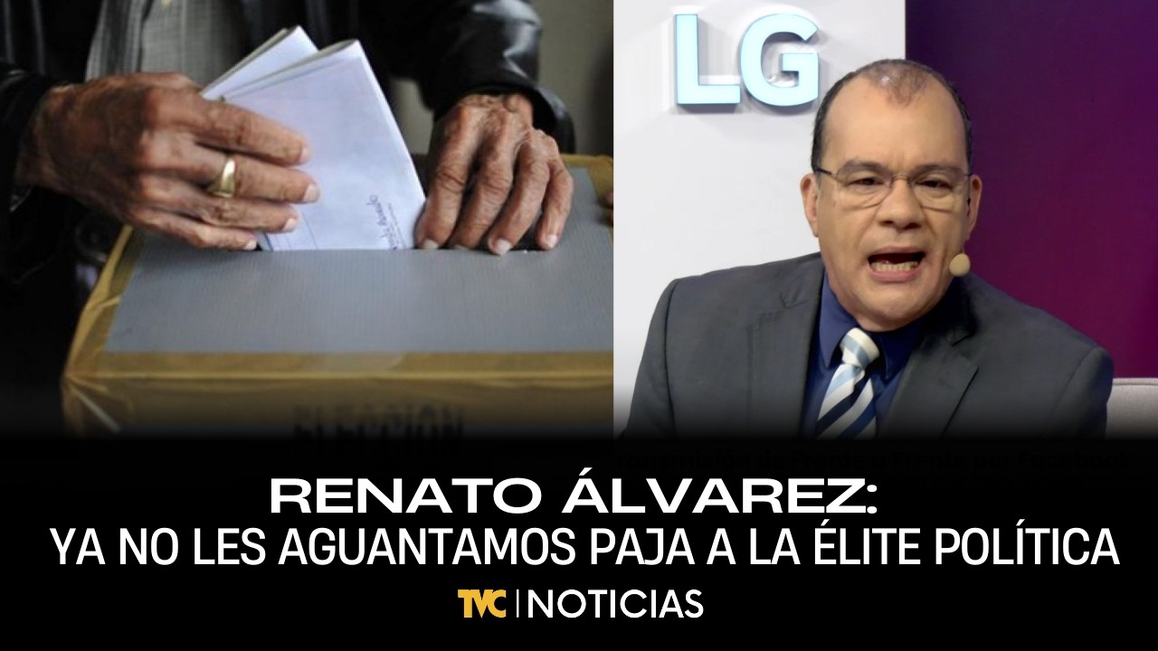 Renato Álvarez: Ya no les aguantamos paja a la élite política