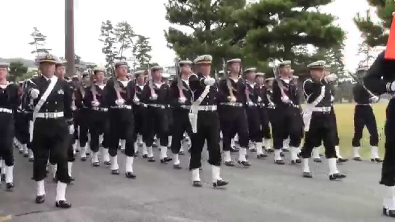 ２０１5．１１．１海上自衛隊　第一術科学校観閲行進