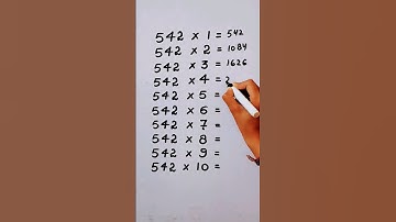 Write the Table of 542 in 16 second only..#maths #mathshack #mathstricks ‎@study_care0 