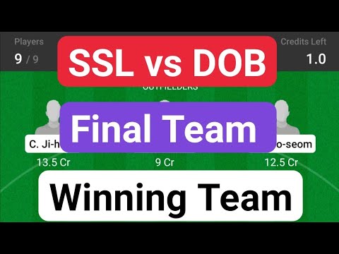 SSL vs DOB BASEBALL DREAM11 TEAM PREDICTION TODAY MATCH | KBO DREAM11 TEAM