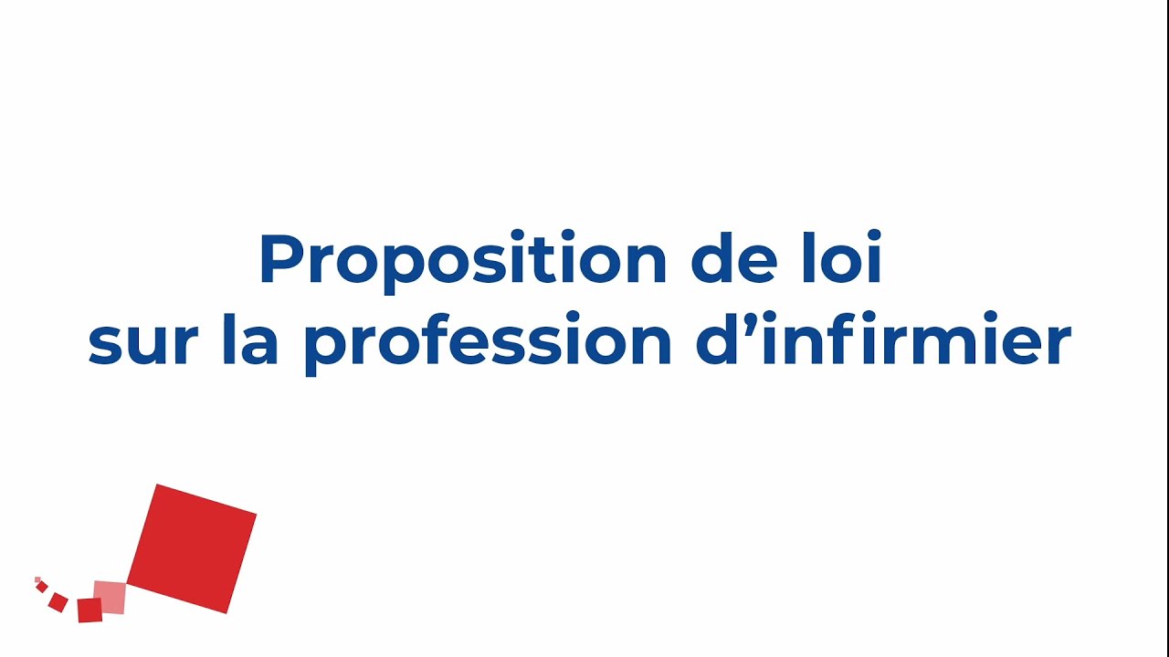 Table ronde - Proposition de loi sur la profession d'infirmier