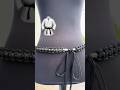 Macrame rhinestone belt 🥋 Makramee Gürtel aus Strass Schnur 🥋 макраме пояс из стразового шнура