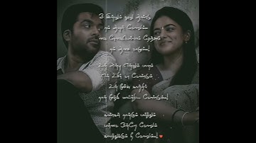 Thumbnail of kalathukum nee venum whatsapp status #love #feelit #vtk #simbu  #str