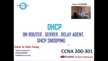 New CCNA 200-301 | DHCP ON ROUTER , SERVER , DHCP RELAY AGENT AND  DHCP SNOOPING.