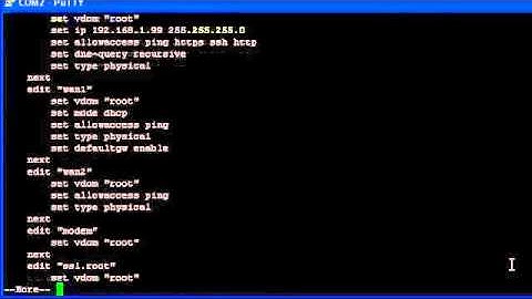 FortiGate Checking the Internal Interface IP Address