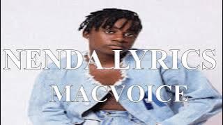 Macvoic nenda lyrics