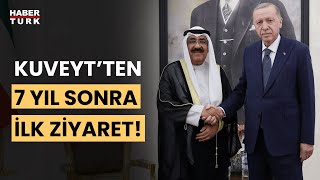 Erdoğan, Kuveyt Emiri El Sabah'ı resmi törenle karşıladı!