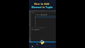How to Add Element in Tuple in Python ? #shorts