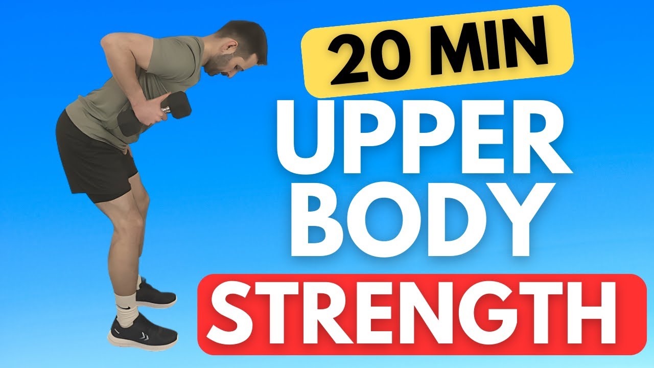 20 Min Upper Body Dumbbell Workout Build Muscle & Burn Fat at Home ...