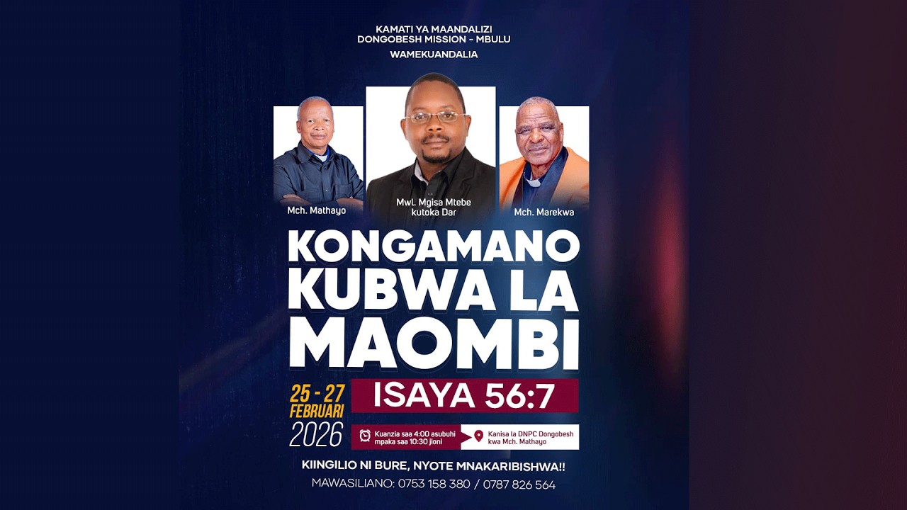 DAY 3-MAANDALIZI YA SIKU YA BWANA [Sehemu Ya Kwanza]- MWL. MGISA MTEBE