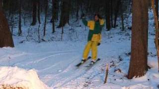 Bryan Lowes First Frontflip On Skis