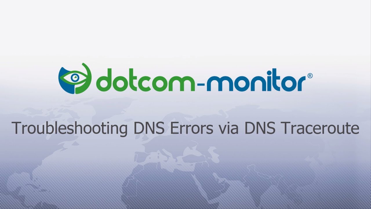 How To Troubleshoot DNS Errors via DNS Traceroute DNS
