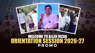 ALLEN Vizag: Toppers Talk, Scholarships & Parent Orientation | SHARP Event 2026