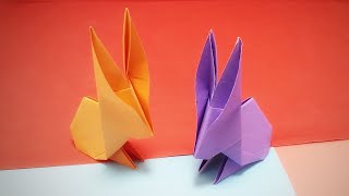 Paper rabbit how to make | How to make Craft bunny with paper | How to make Jumping paper rabbit
