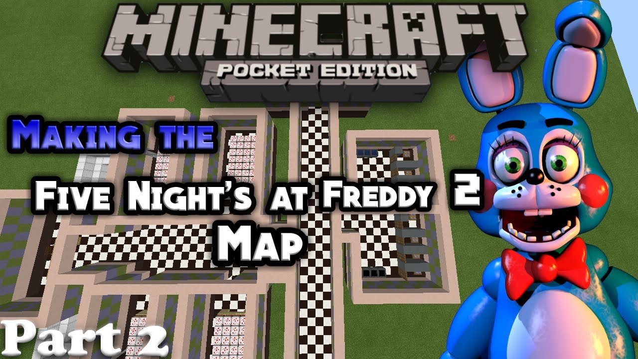 How To Build Five Nights at Freddy's Map in Minecraft - Part 1