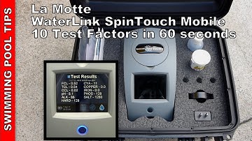 MOBILE WaterLink SPIN TOUCH Lab #3581: 10 Test Factors in 60 Seconds