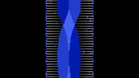 Warp Core - 256 bytes intro (Atari XL/XE)