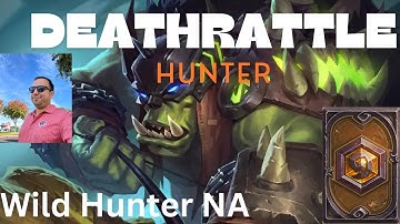 Deathrattle Hunter Rank 4 magic. Episode 3 | Wild Hearthstone | #hunter #deathrattle