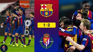 Barcelona vs Real Valladolid | Extended Highlight | 5th april 2021 | Dribble Planet
