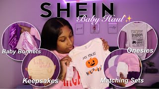 SHEIN HAUL BABY EDITION ✨2023 | 15+items (Onesies, Matching Hat & Gloves, Baby Bonnets) Just.Alana
