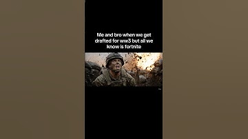 Me and Bro in WW3 after FORTNITE 🤣 #funny #fortnitefunny