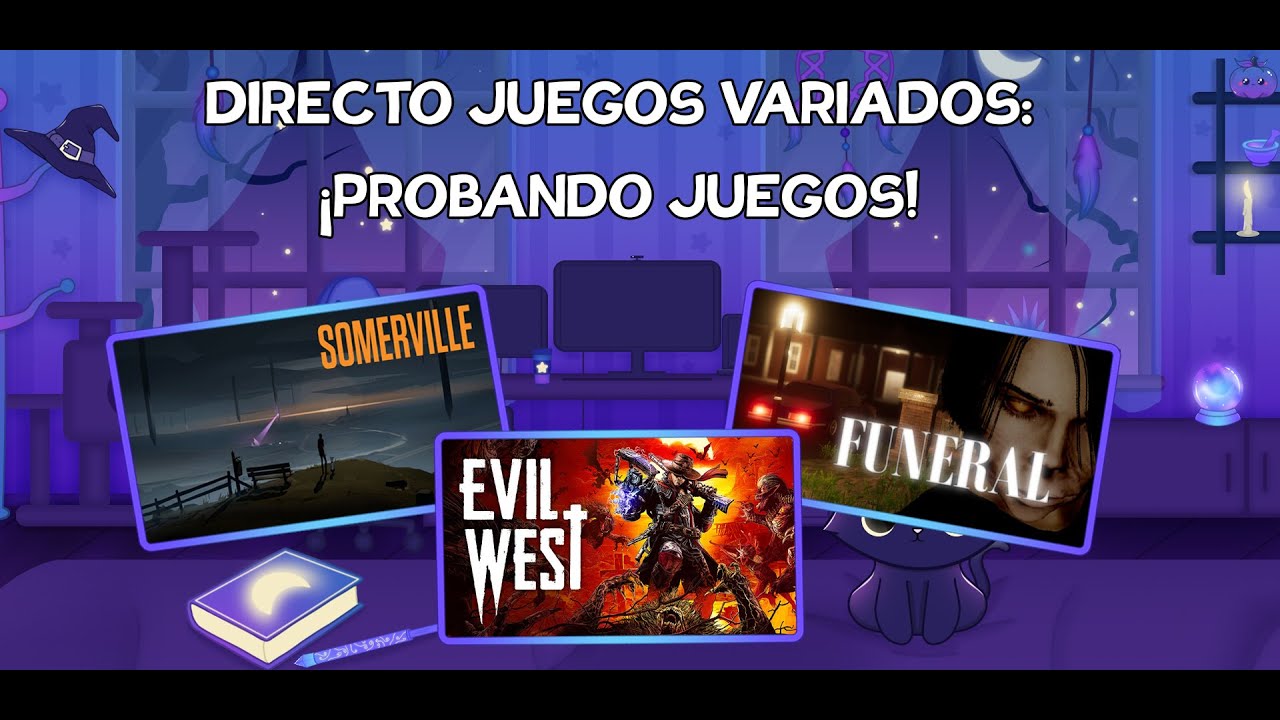 Directo de juegos variados: ¡Probando juegos!