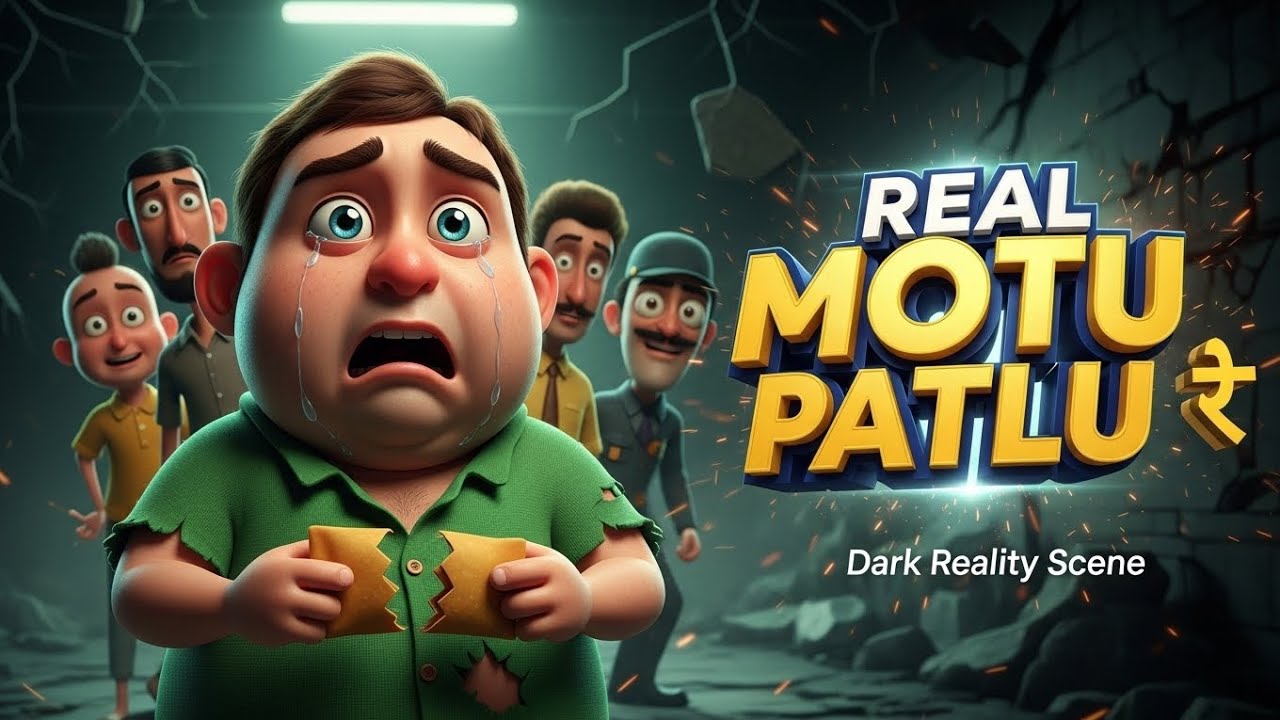 Real Motu Patlu 😱 | Dark Reality AI Video | Emotional Cinematic Short