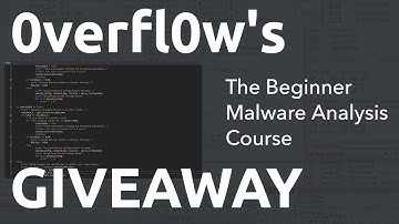 Beginner Malware Analysis Course - GIVEAWAY