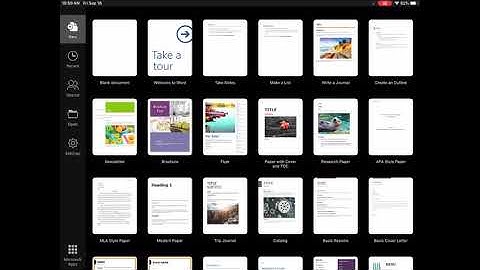 Creating, Saving, and Uploading a Word Document to Moodle on iPad: Student view