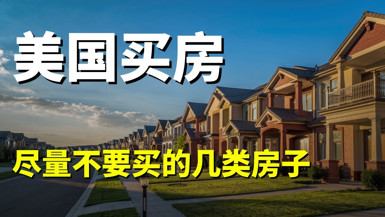 美国这几类房子，真的别冲动买！
